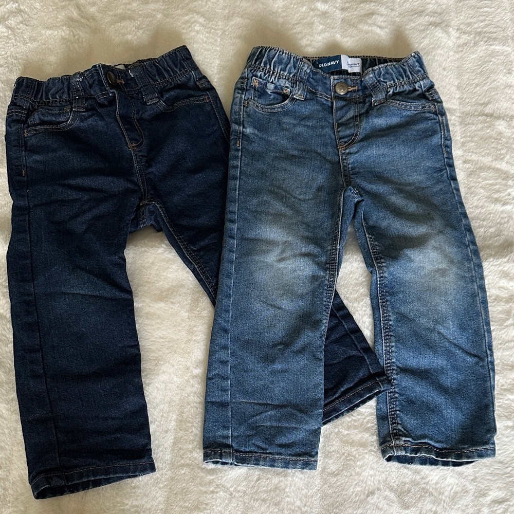 Old Navy Kids Denim Jeans 2pc Set - Blue 2T